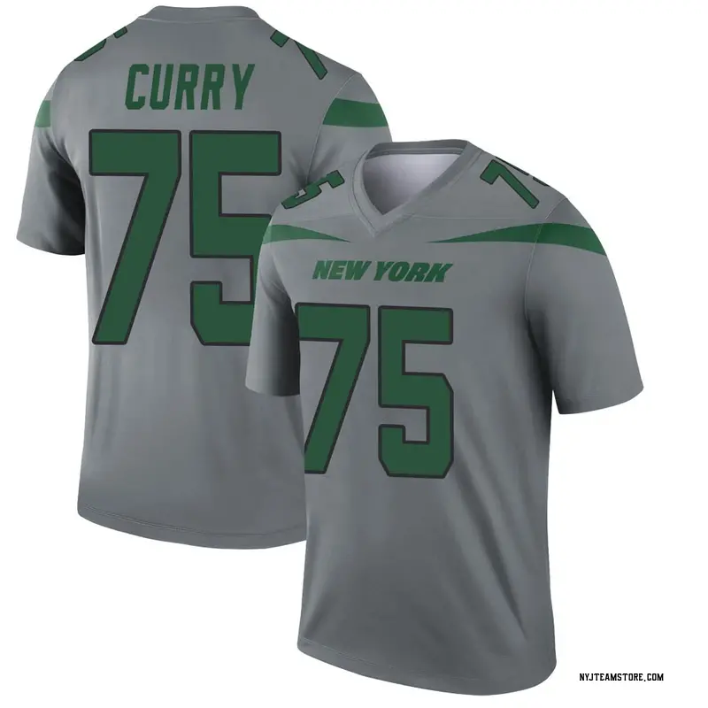Youth Vinny Curry New York Jets Inverted Jersey - Gray Legend